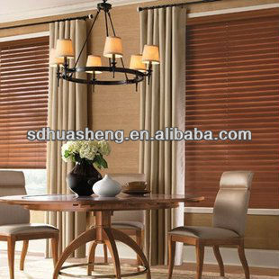 cord ladder wood blinds