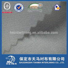 100%polyester plain woven garment using fusible interlining fabric