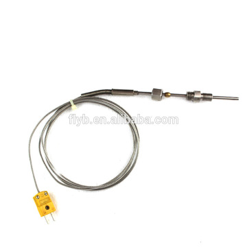 Sheathed Thermocouple k type with Plug