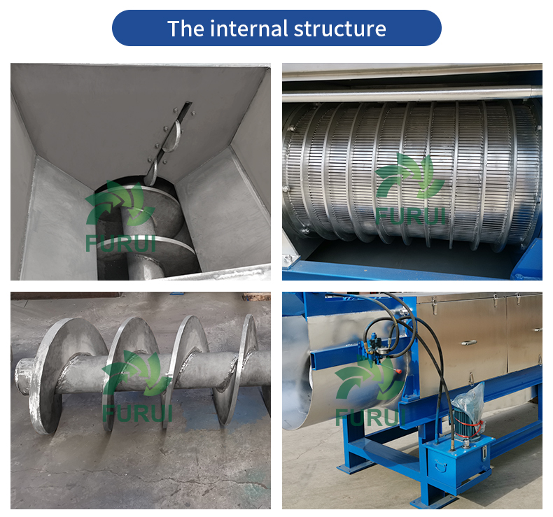 Stainless steel wheat grass juice extractor machine/organic waste screw dewatering machine