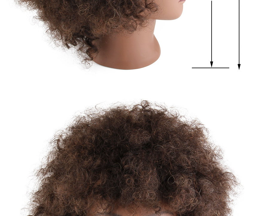 Alileader Wholesale African Female Cheap Mannequin Head Afro Training Mannequin Head