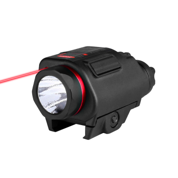 Tactical Laser Light Combo: Red Laser Sight Hunting Flashlight