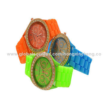 Silicone Nixon Watches without Calendar, Sized 25.5 x 2cm