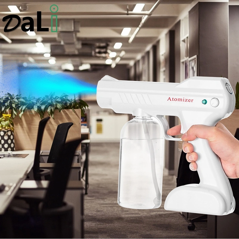 800ml 110V/220V CE Household Portable Blue Light Nano Spray Gun Disinfection Wireless Sprayer Machine