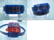 high quality England style cool gird golf silicone belt 125cm waist size