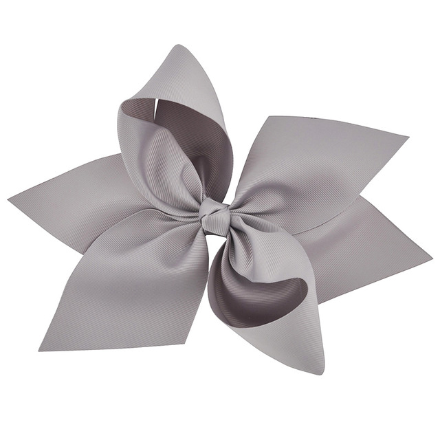 Ribbon Bow Gray