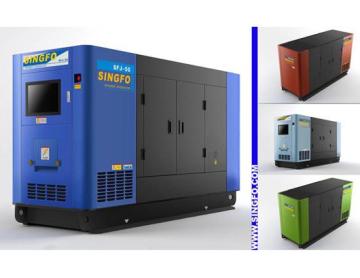 CE approved 200KW silent diesel generators from SINGFO on sale