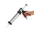 Factory manual sealant cartridge caulking gun with nozzle