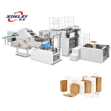 Vollautomatische Papiertütenmaschine (gestanzter Griff)
