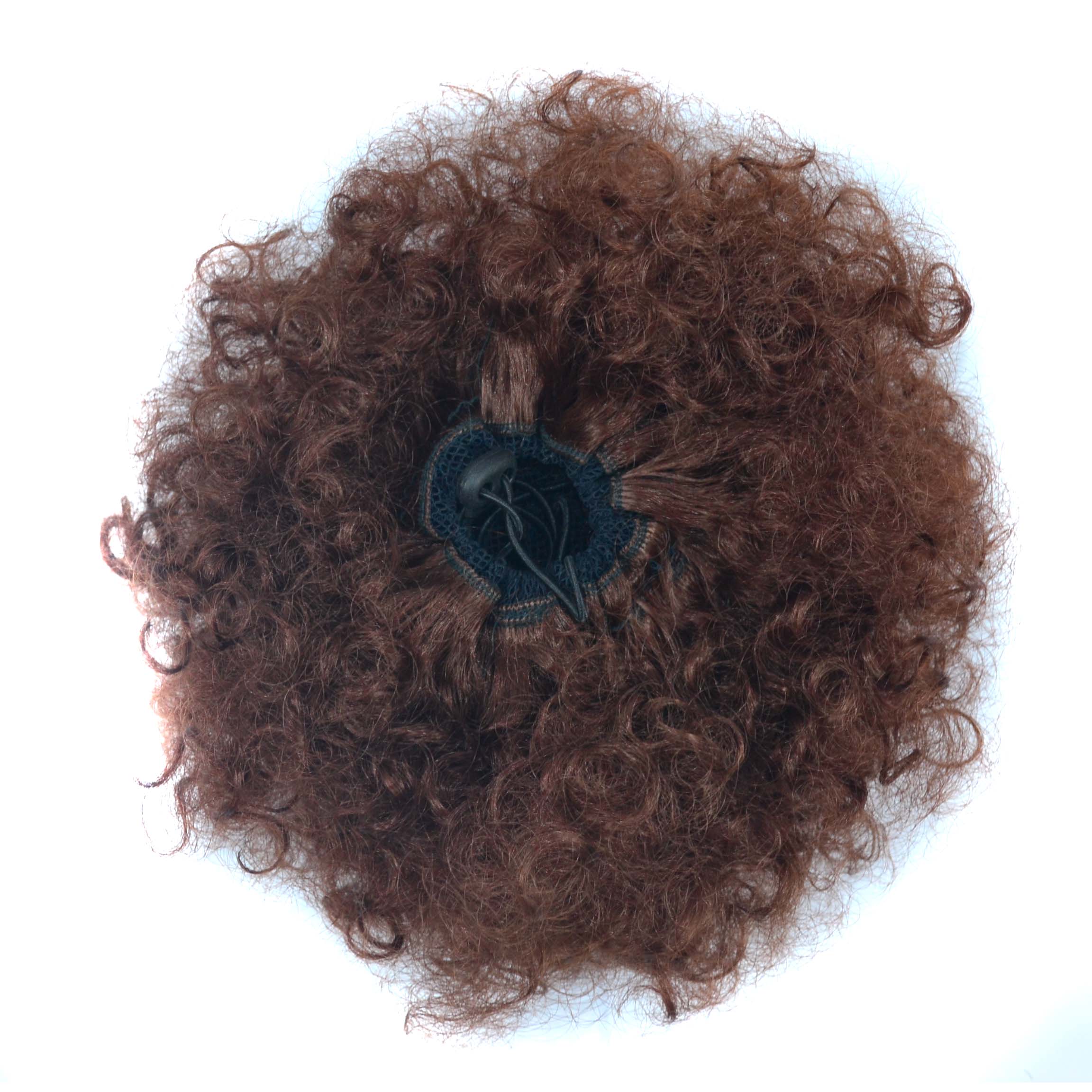 drawstring synthetic hair ponytail and hair bun maker afro curly messy hair bun