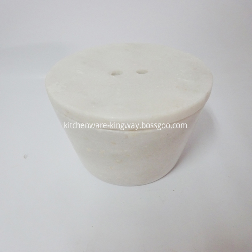 Stone Marble Condiment Pot