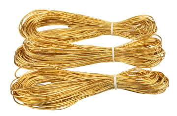 Online sell the gold metallic elastic cord