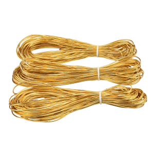 Online sell the gold metallic elastic cord