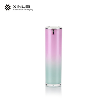 50ml colorful U-shaped round acrylic vacuum bottle