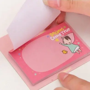 Customizable Kawaii Style Reusable Notepads and Sticky Notes