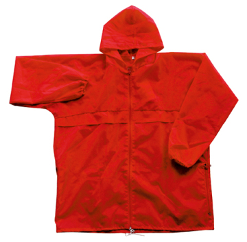 FOLDAWAY POLYESTER/NYLON RAIN JACKET