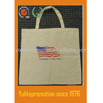 promotional recyclable cotton shopping bag