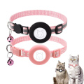 Wholesale Adjustable Black Airtag Pet Cat Collars Cheap