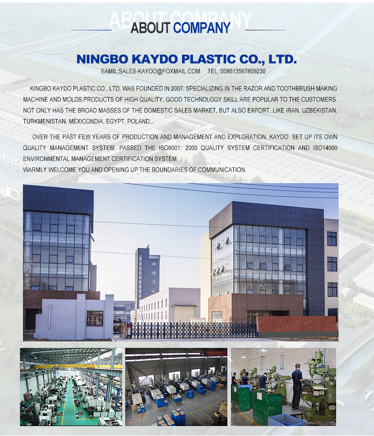 Ningbo kaydo razor mold makers professional injection plastic razor mold