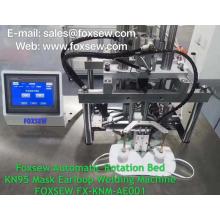Semi-Automatic Rotation KN95 Mask Earloop Welding Machine