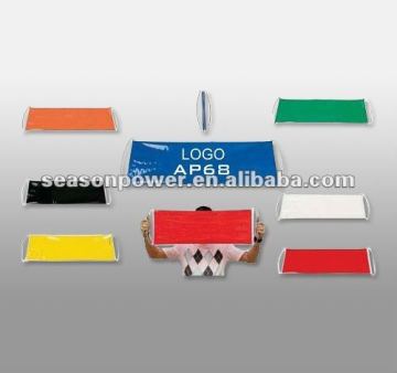 solid color hand roller banner