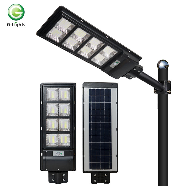 مصباح الشارع LED المتكامل Ip65 120w الكل في واحد