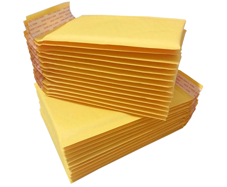 Customized Printed 2 Sides Sealing Kraft Bubble Mailers