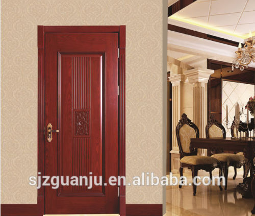 Bedroom door mdf pvc indoor door interior veneer wooden door design