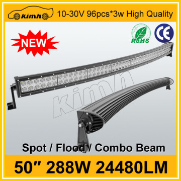 Manufacture 50" 24480LM 288w rotating led light bar