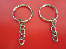 Manufacturing Metal Keyring, Blank Keyring, Round Keyring Flat Keyring