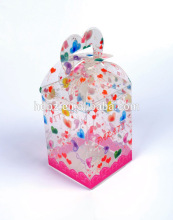 custom printed clear plastic folding packaging boxes