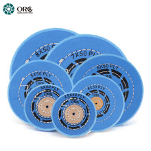 ORO Wholesale Blue Muslin Polishing Buff Disc Wheels