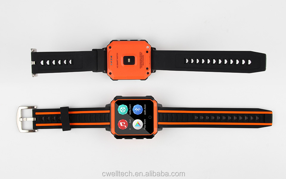 New Arrival UNIWA KW99 1.54 Inch Screen 4G LTE IP68 Waterproof Rugged Sports Android Smart Watch Phone