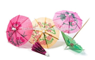 Paper Cocktail Parasols Umbrellas drinks wedding luau party sticks