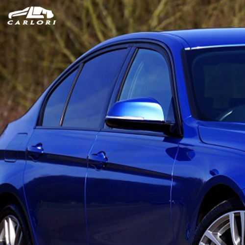 Beautiful Crystal Gloss Jewelry Blue Car Wrap Vinil