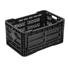 Heavy Duty Collapsible Stackable 12.7 Gallon Plastic Milk Crate 540*360*300mm