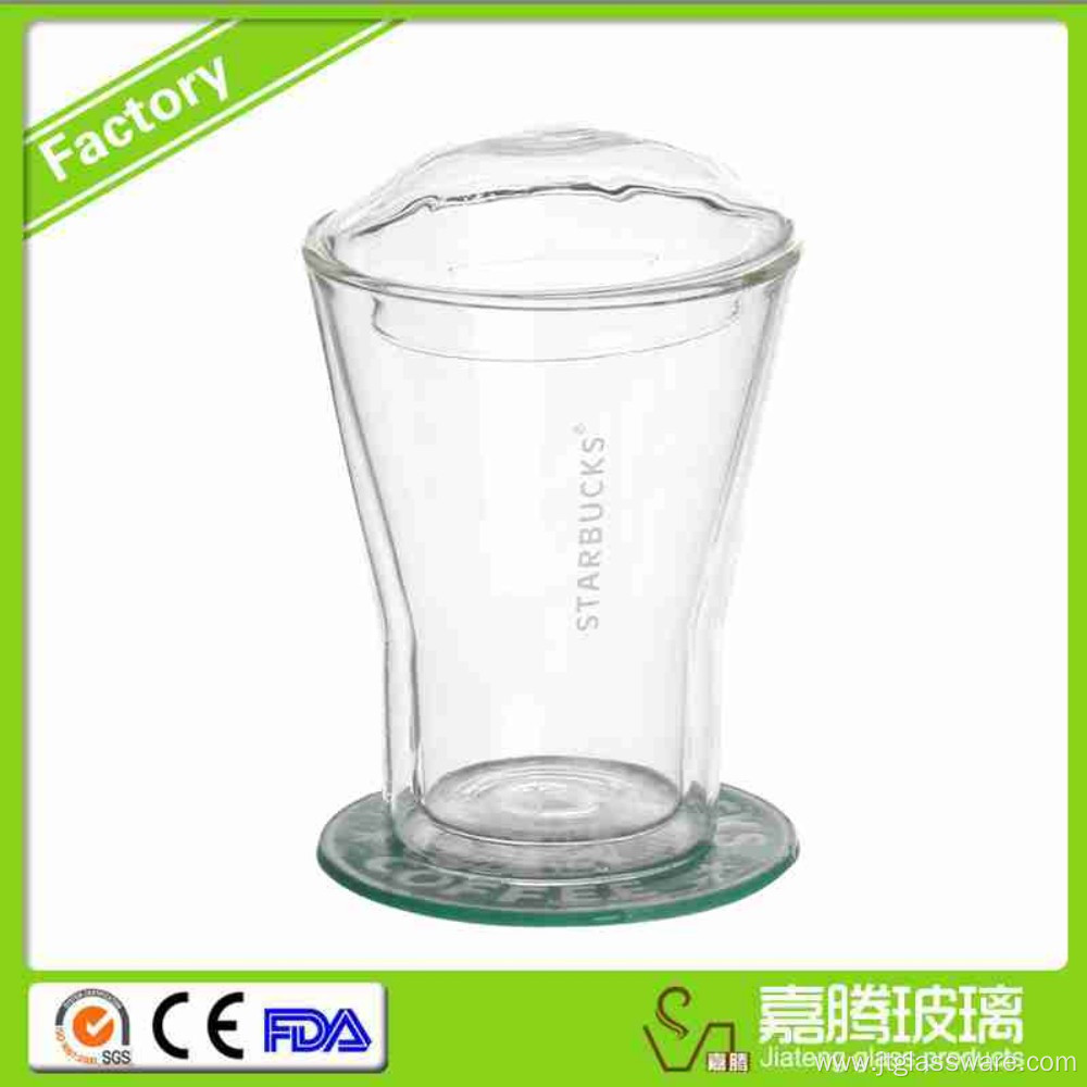 Print Custom Logo Glass Cup