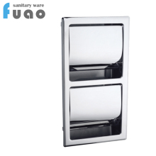 FUAO brass hanging free standing toilet roll holder