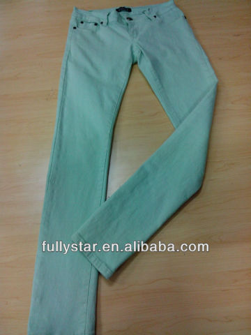 Women's fashion denim trousers