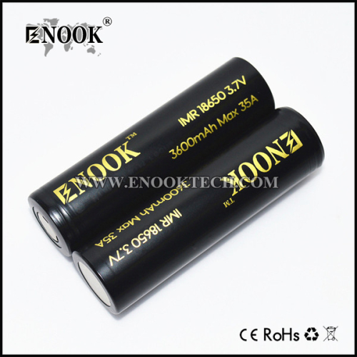 2017 Newest Enook 18650 3600mah Battery