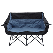 Durable Portable Outdoor Picnic Beach Folding Camping Chair Double Seat Carry Holders Double Chair