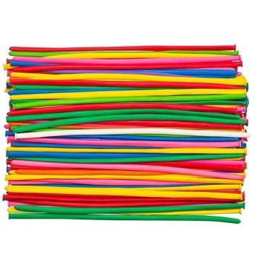 Haoshidai 260pcs Party Balloons Set: Modeling DIY Magic Long Latex Balloons for Festive Decorations