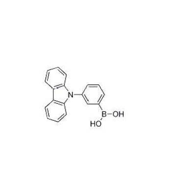 (3- (9H-carbazol-9-il) fenil) acido borico per la fabbricazione di materiali OLED, numero CAS 864377-33-3