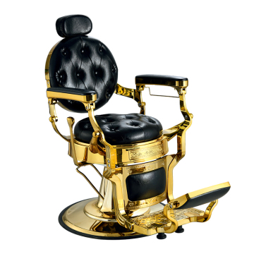 Luxury Wholesale Gold Belmont Barber Chairs for Hair Cutting