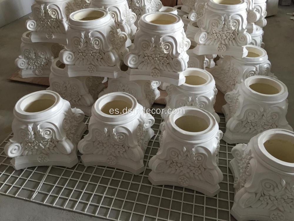 Definición de columnas estriadas para decoración de interiores