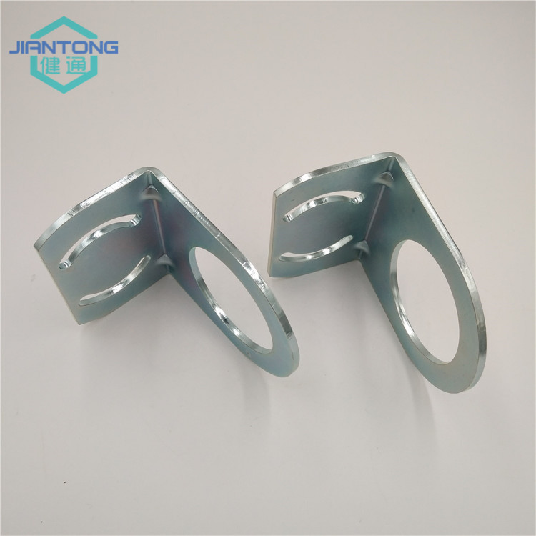 Custom small metal stamping L shaped metal brackets