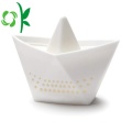 Paper Boat Shaped Creative Silicone Filter Infuser Strainer