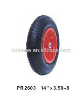 Pneumatic Rubber Wheels 14"x3.50-8