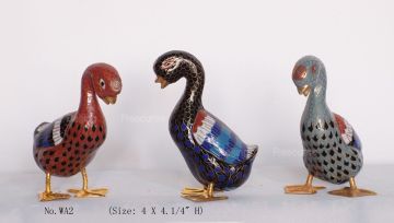 Cloisonne goose