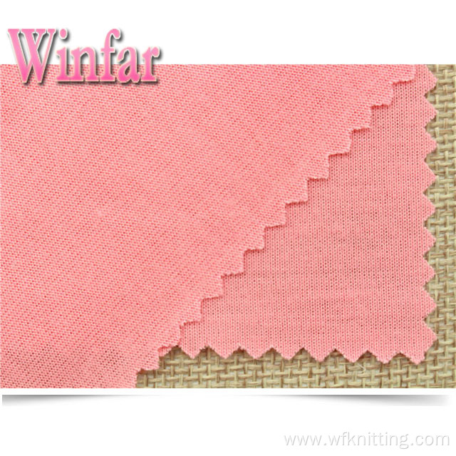 Plain Dye Stretch 100% Polyester Spun Yarn Fabric